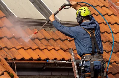 Démoussage et hydrofuge de toiture à Pluguffan